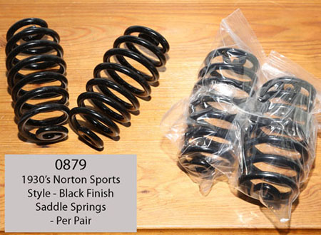 Black Barrel Shaped Seat Springs